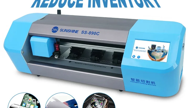 

SUNSHINE SS-890C cutting machine for cut film for proteger LCD screen Intelligent cutting machine for mobile phone for ipad
