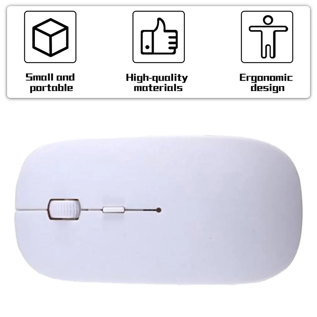 

2.4GHz Wireless Gaming Mouse LED USB Optical mouse gamer white Computer Mouse Mice For Desktop Gamer laptop DropShipping