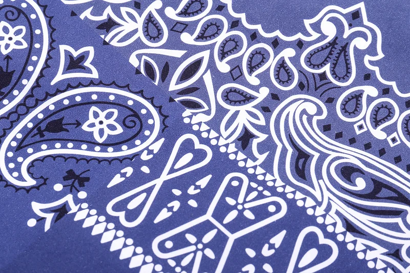 

High Quality Paisley Printing Women Men Unisex Waistbag Bandana Handbags Hiphop Streetwear Kapital Man Bags Shoulder Bag