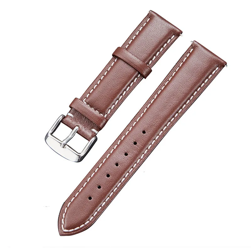 ALK VISION Watchband 18mm 20mm 22mm 24mm Cowleather Watch Band Pin Buckle Strap Bracelet Accessories Wristbands Leather LB0110