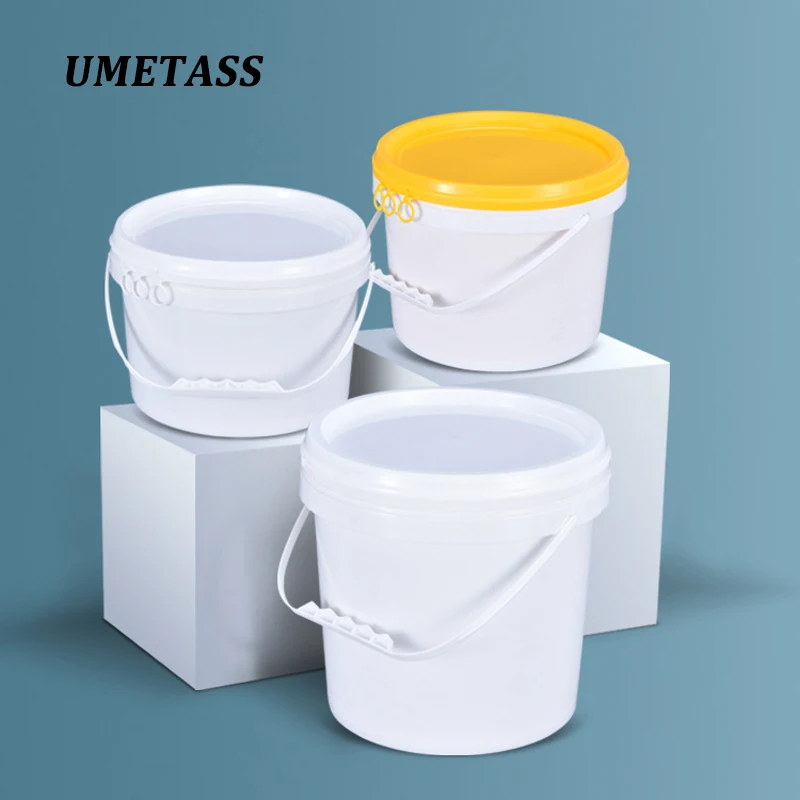 

Пластиковый Контейнер объемом 6 литров с крышкой, контейнер для пищевых продуктов, пустая многоразовая бутылка для химической краски, 1 шт.