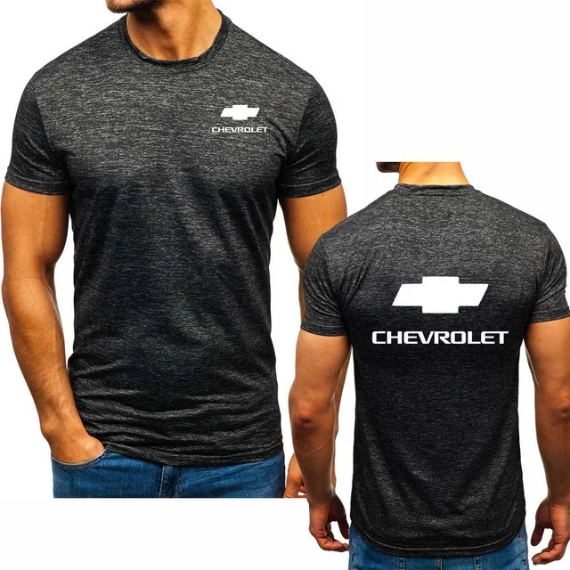 Мужская хлопковая футболка с коротким рукавом летняя повседневная облегающая