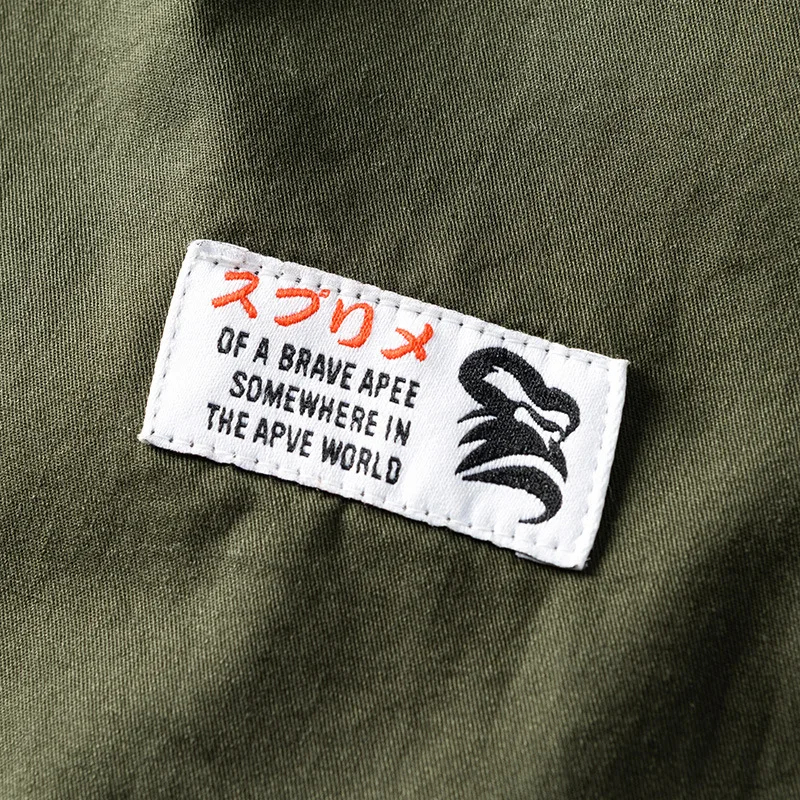 Мужская камуфляжная рубашка L873 Летняя Повседневная Зеленая хлопковая