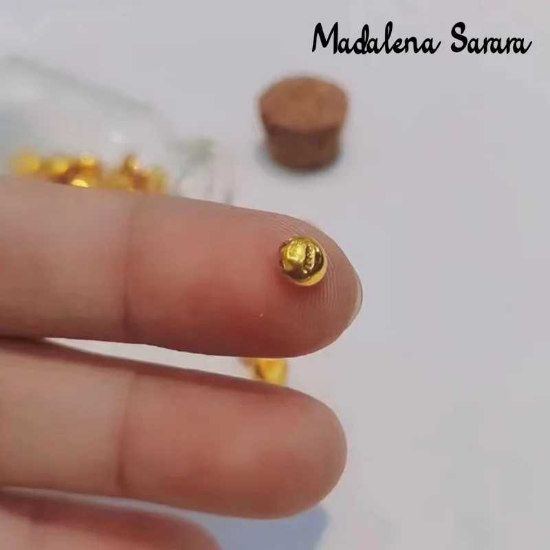 

MADALENA SARARA Au999 Gold Bar Corn Style For Conservation of Memory DIY Gold Accessories