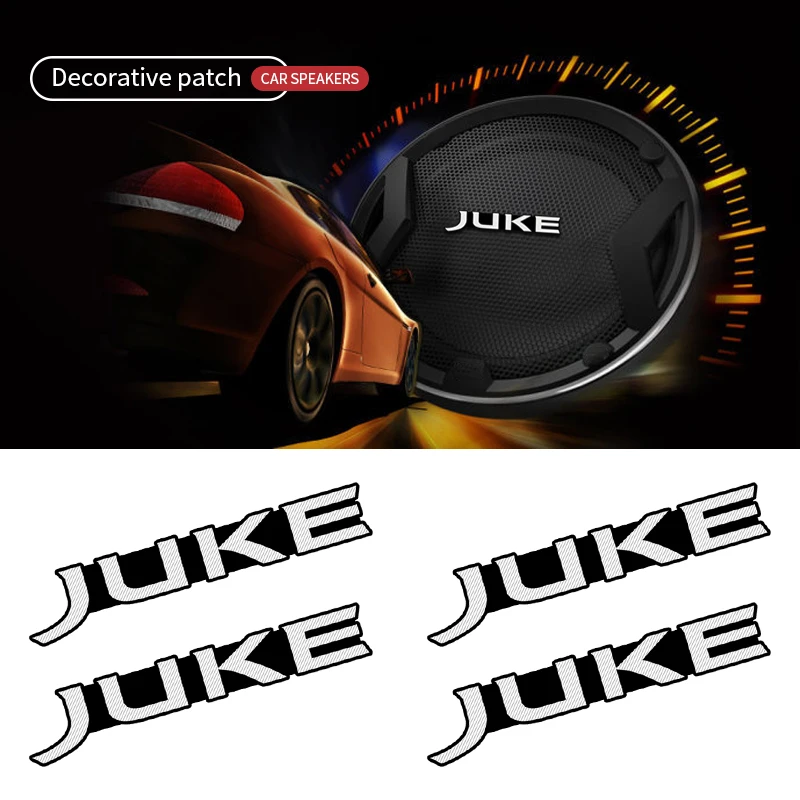 10 шт. 3D алюминиевый динамик стерео значок эмблема наклейка для Nissan JUKE аксессуары