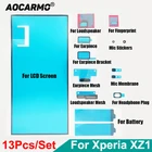 Aocramo LCD клейкая передняя рамка, клей для динамиков, громкоговорителей, Пылезащитная сетка, полный комплект наклеек для SONY Xperia XZ1 G8341 G8342