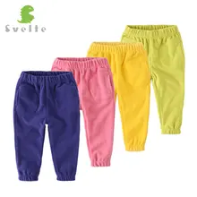 SVELTE/Детские повседневные штаны для мальчиков и девочек из флиса