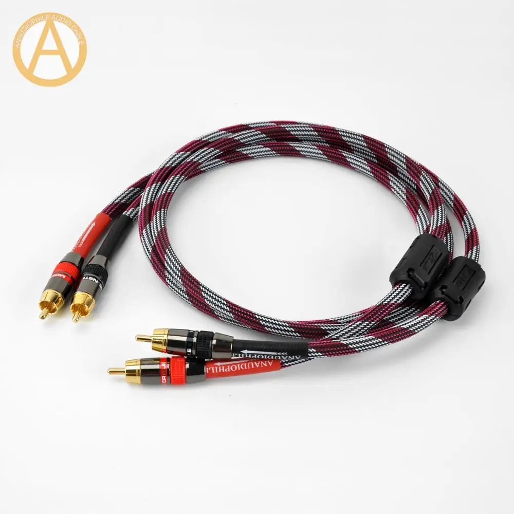 

Hifi RCA Cable 4N RCA 2 RCA Male Audio Cable Amplifier PREAMP 0.5m 0.75m 1m 1.5m 2m 3m To 5m RCA Cable