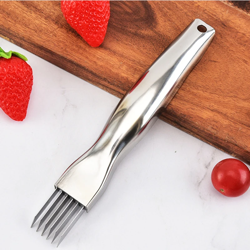 

Stainless Steel Shred Silk Knife Vegetable Garlic Cutter Food Kitchen Speedy Chopper for Kitchen Tool