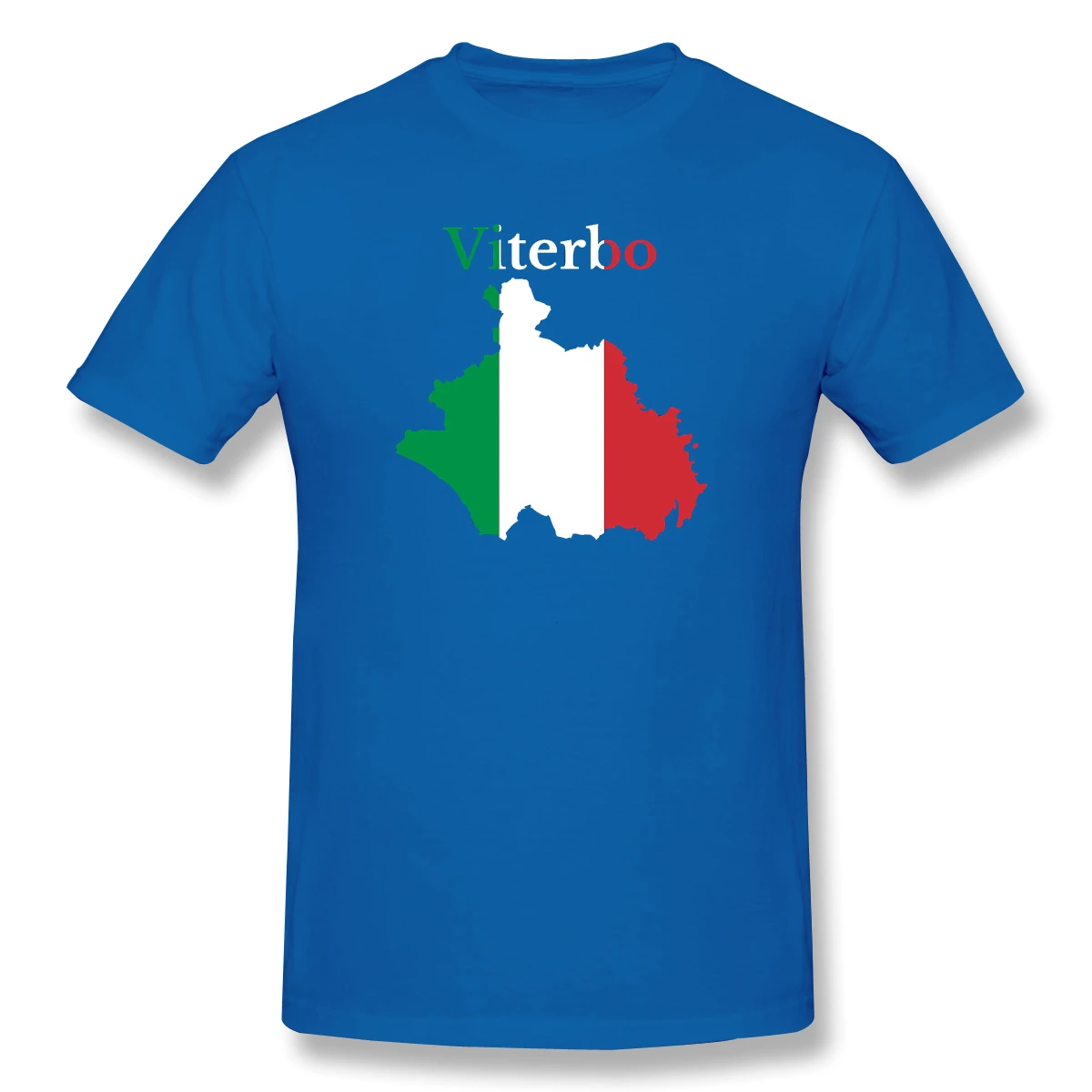

Province Of Viterbo Map Italian Province Geek Men's Basic Short Sleeve T-Shirt R282 Tees Tops European Size