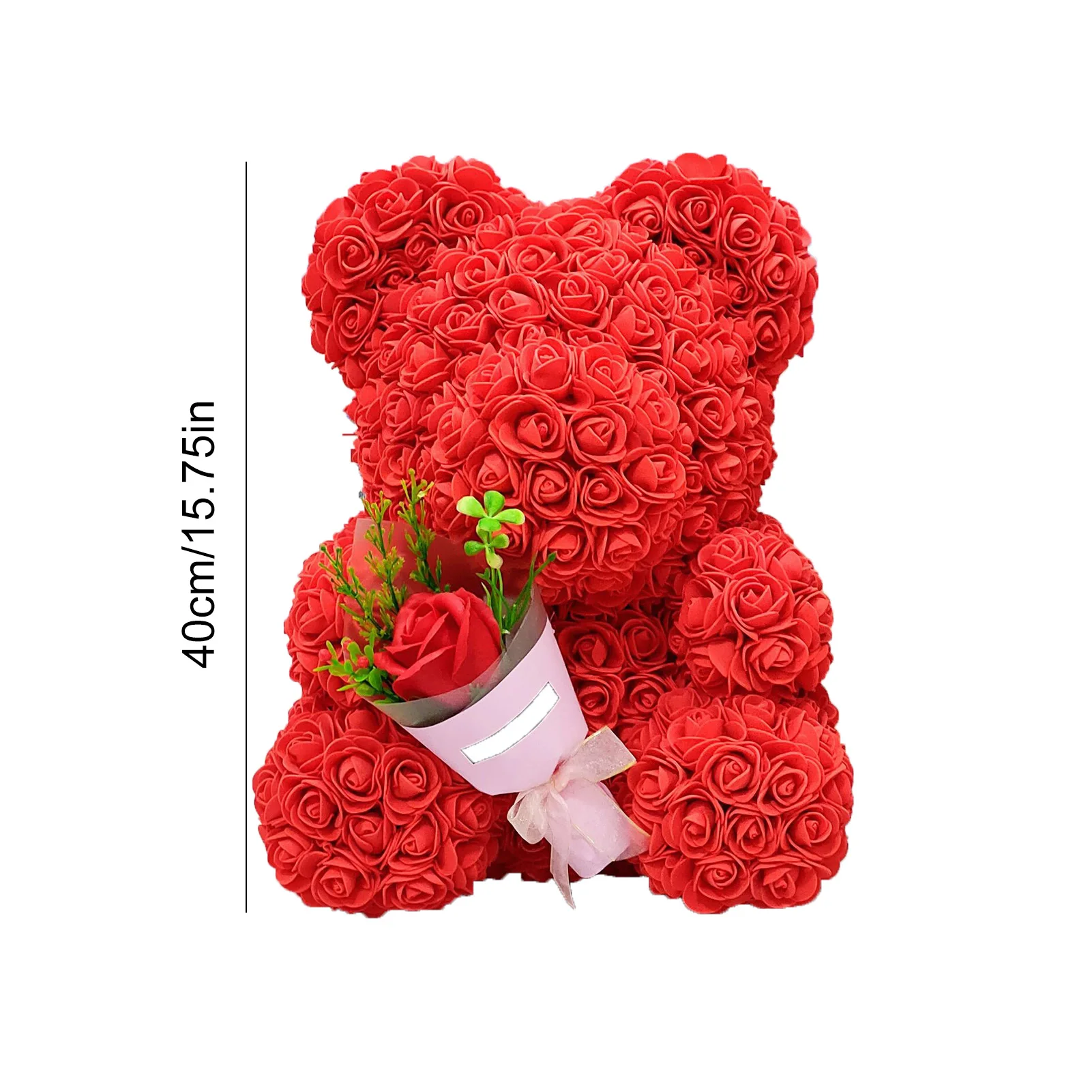 

Rose Bear Eternal Flower Ornament Handmade Doll Decor Gift Rose Bear Eternal Flower Ornament Handmade Doll Decor Gifts