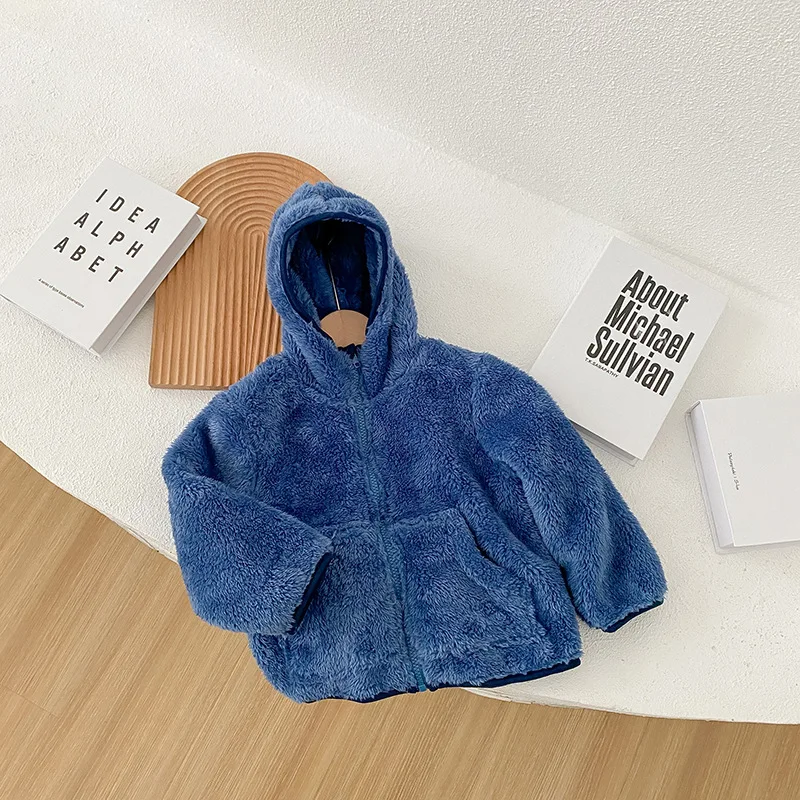 

New children's hooded coat, popular hot fashion cardigan TZR07