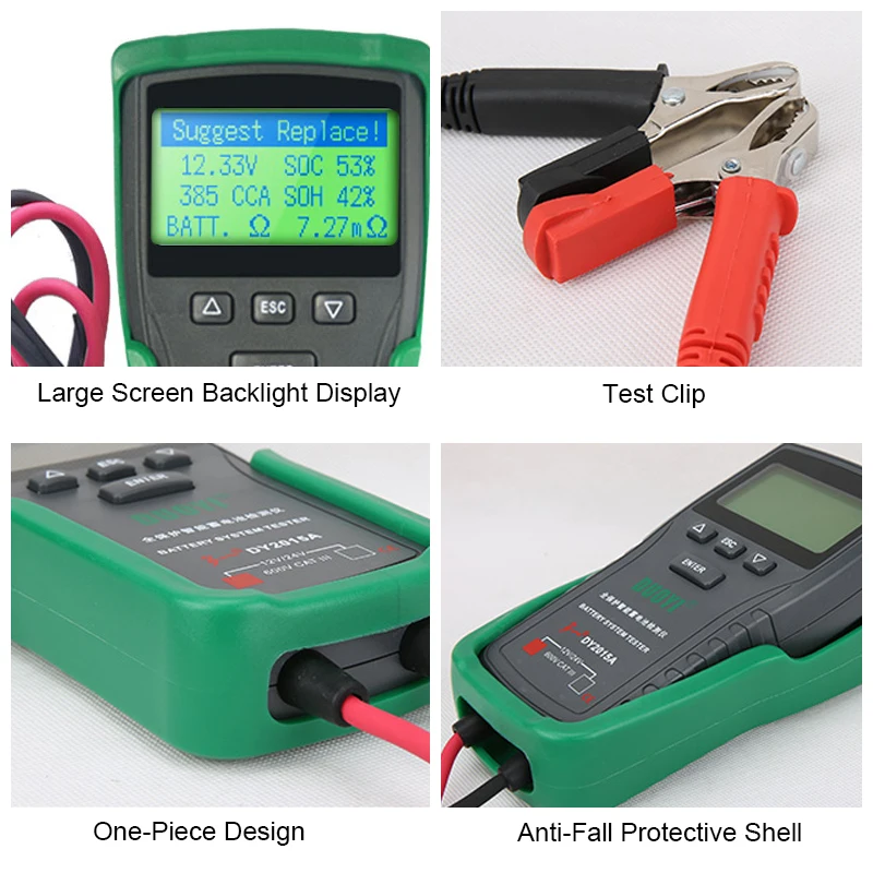 Диагностическое устройство для быстрой зарядки аккумуляторов 12 В/24 В|Тестеры