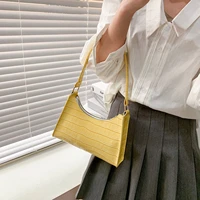 2021 fashion exquisite shopping bag retro casual women totes shoulder bags female leather solid color chain handbag for women