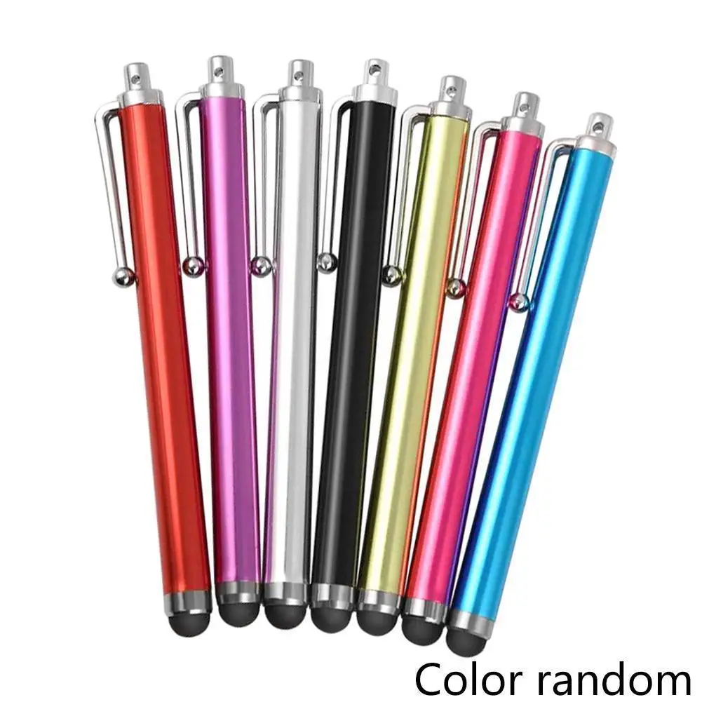

5pcs Newest Metal Capacitive Stylus Pen Screen Pens For Capacitive Screen Universal Stylus For Screen With Pen Clip W9w1