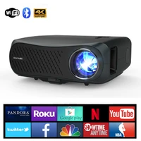full hd 1080p projector 7200 lumens wireless airplay home theater a12ab freeshipping video led projector for mobile phone