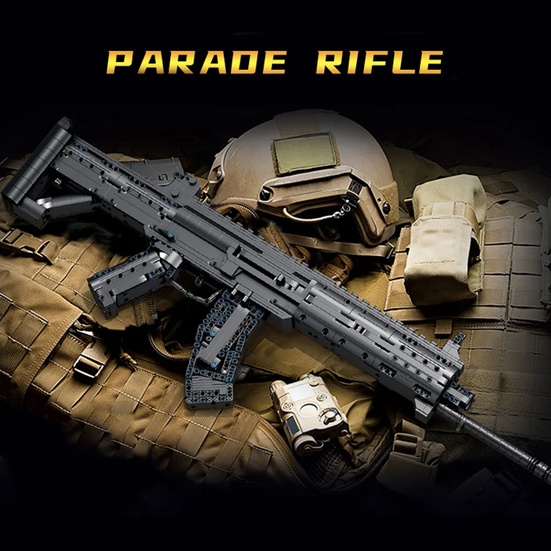 Детские игрушки 1352 шт. парад винтовка пистолет Военный серии строительные блоки