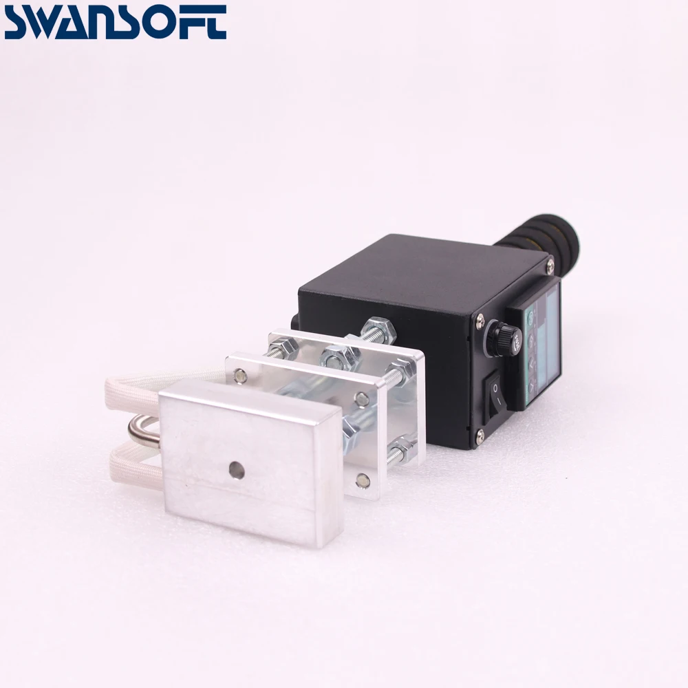 SWANSOFT Новый 90SC двухцелевой ручной кожаный логотип горячее тиснение фольгой