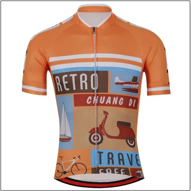 11 SISVIPCartoon забавные Велоспорт Джерси ropa ciclismo Для мужчин с коротким рукавом Велоспорт одежда maillot Открытый велосипед Джерси MTB - Цвет: 11