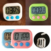 1pc Magnetic Digital Kitchen Cooking Timer Multi-use Electronic Countdown Timer Clock Backing Stand LCD Display with Loud Alarm