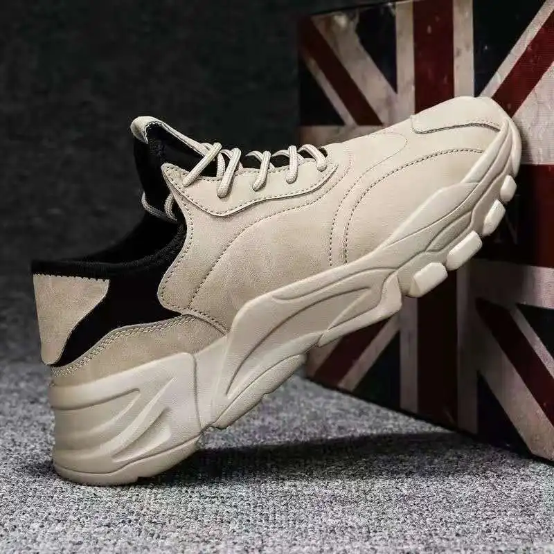 

NEW Brand High quality all Black Men's leather casual shoes Fashion Breathable Sneakers fashion flats LG-11