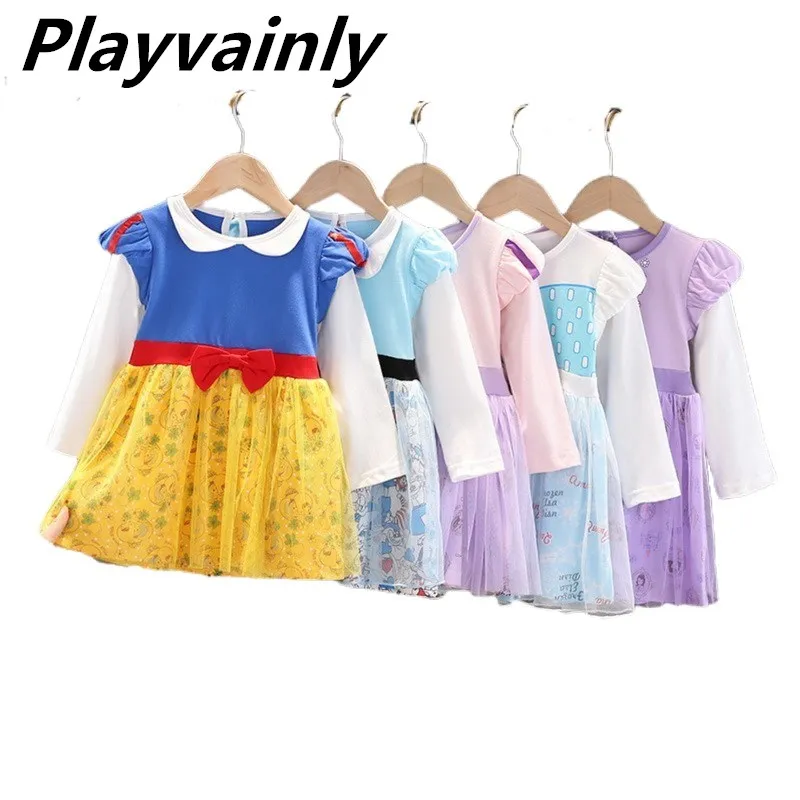 

Wholesale 2020 Hallowmas Dress Baby Girl Christmas Dress Cartoon Long Sleeve Fashion Princess Dress Girl Clothes E20128