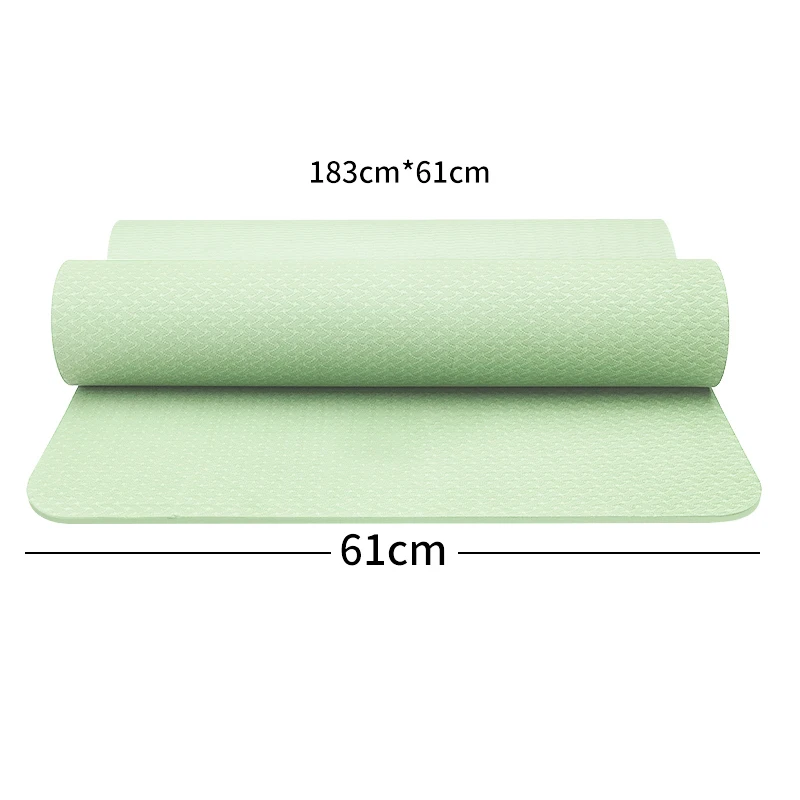 Новый нескользящий коврик для йоги из ТПЭ спортивные коврики упражнений фитнеса