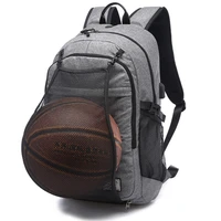 outdoor mens sports school bag basketball backpack for teenager boys soccer ball pack laptop bag football net bag