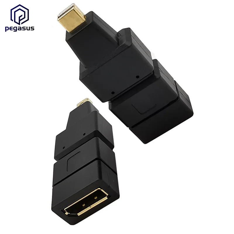 Позолоченный переходник версии 1 2 4K 60 Гц Mini DP папа-мама 21 контактный адаптер с