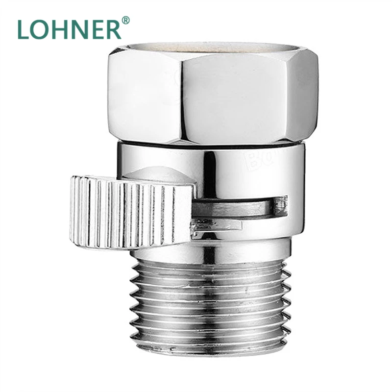 

Lohner Sale Shower Valves Bathroom Brass Junction For Water Pressure Regulator Flow Control Shut Off Angle Bath Tap Accessory
