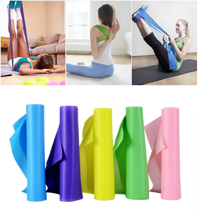 Йога Фитнес упражнения Эспандеры Пилатес стретч эспандер для тренировки лента