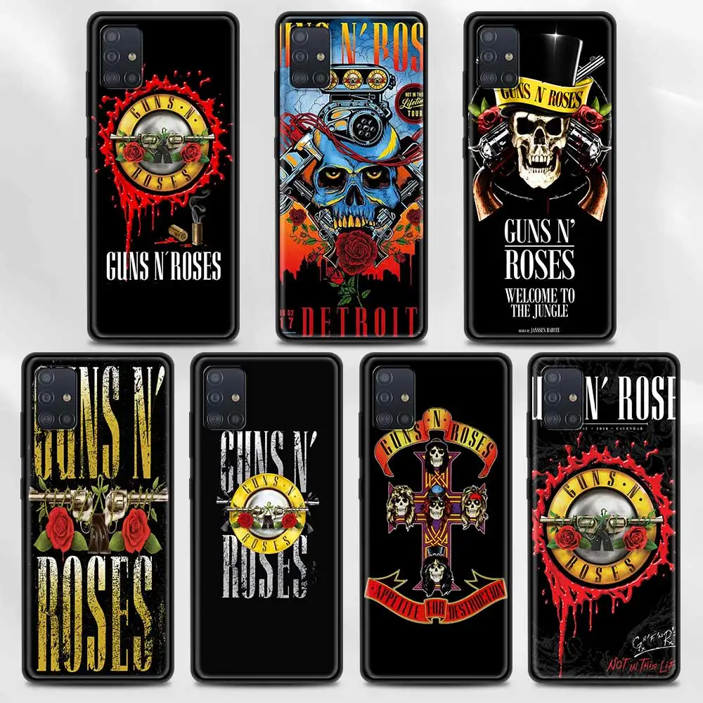 

Phone Case For Samsung Galaxy A51 A12 A21s A71 A31 A52 A32 A02s A72 A11 A41 A01 A02 A03s A42 A22 Capa Guns n roses Good Time