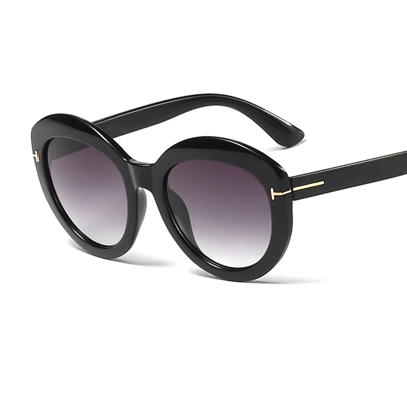 Новые модные круглые солнцезащитные очки женские брендовые дизайнерские