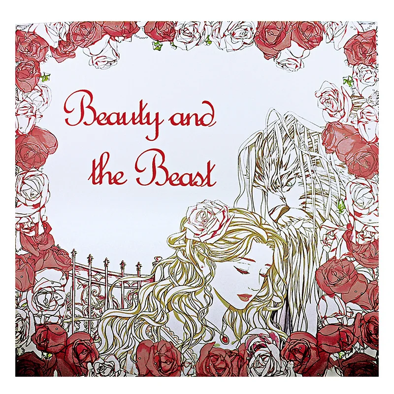 Новая книга-раскраска с зачарованным лесом для детей и взрослых антистрессовая