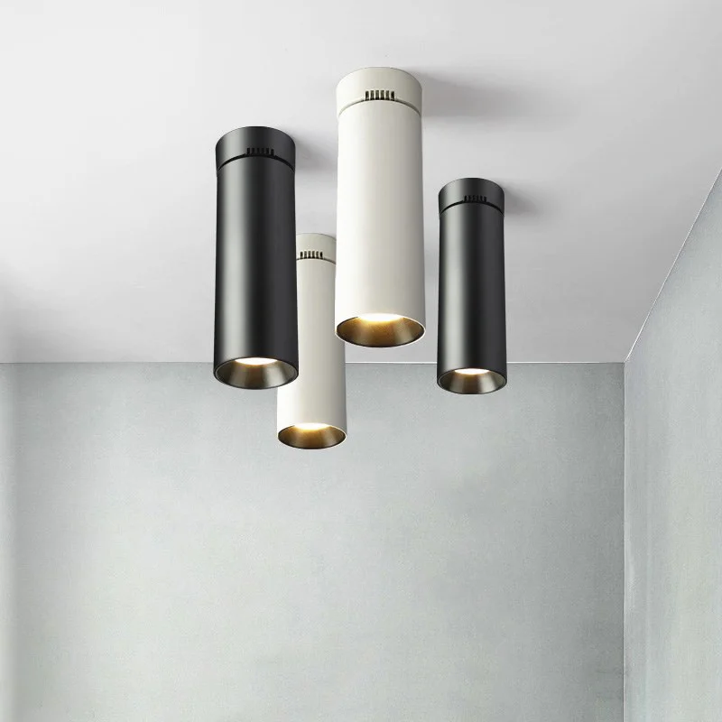 Светодиодный светильник поверхностного монтажа складные вращающиеся на 360 ° COB