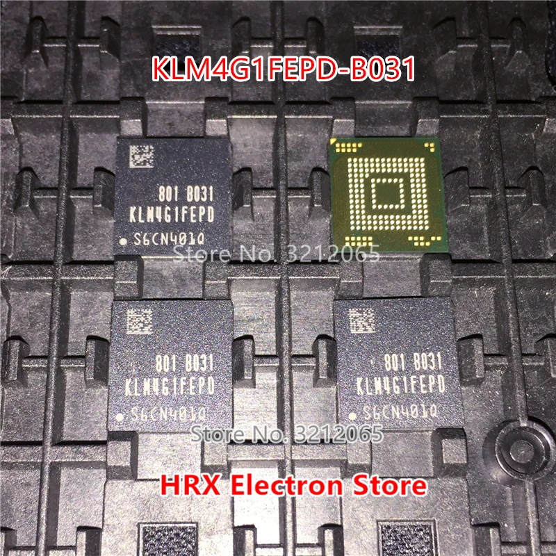 Новинка 100% оригинальная фотовспышка памяти модель BGA KLM4G1FEPD B031 (1 10 шт.)|bga|bga emmc |