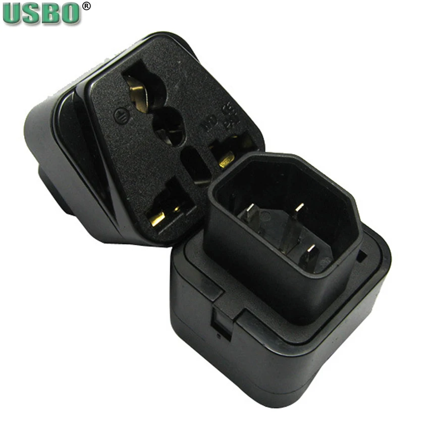 2 шт. Универсальный CE Медь IEC320 C13 C14 UPS PDU APC компьютерная вилка адаптера питания в 1