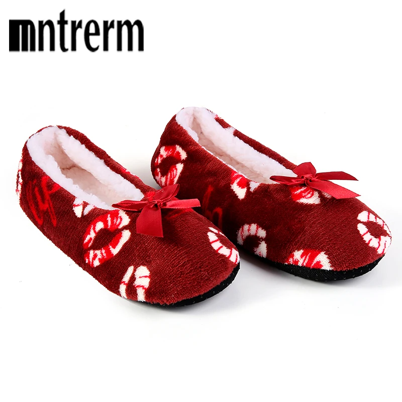 Женские шерстяные тапочки Mntrerm теплые домашние тапки хлопковая обувь плюшевая