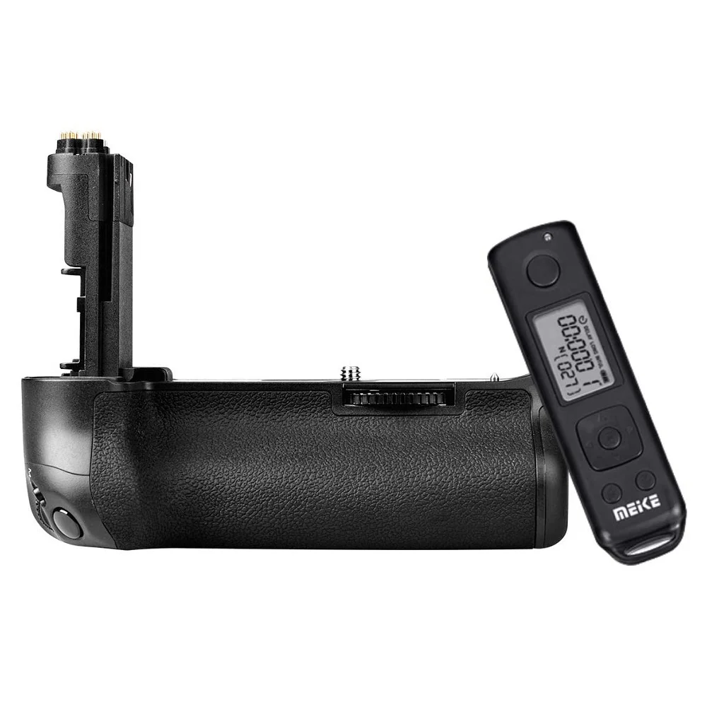 

Mcoplus MK-7DII Pro Vertical Battery Grip Holder for Canon EOS 7D2 7D Mark II DSLR Cameras as BG-E16 with 2.4G Remote Control