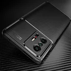 Чехол-бампер с узором из углеродного волокна для Xiaomi 11 T Pro, силиконовый мягкий резиновый защитный чехол для Xiaomi Mi11 T Xiomi Mi11T Pro, оболочка