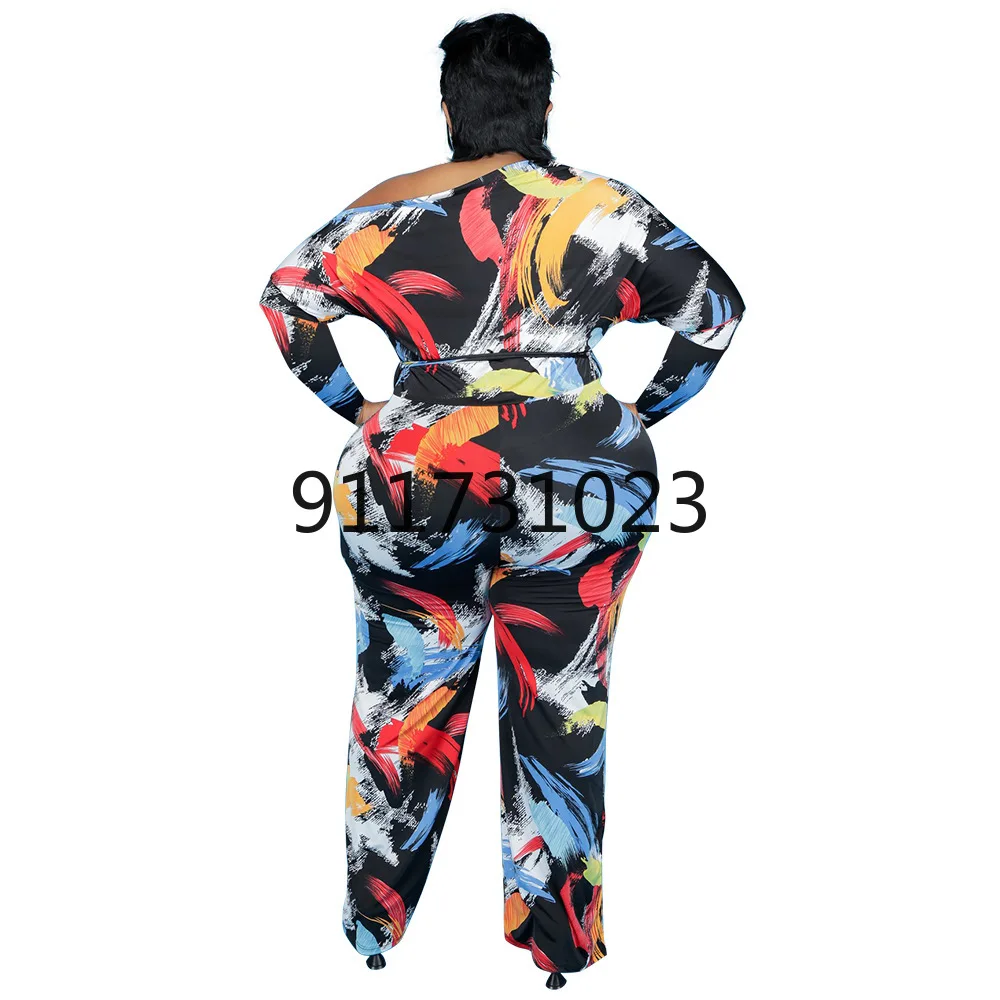 Африканский комбинезон для женщин на весну и осень Женский Длинный из полиэстера