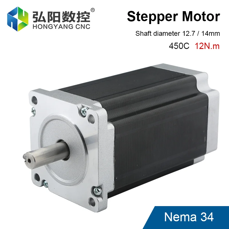 

Nema 34 Stepper Motor Driver 450C 2 Phase 12Ncm 6A 4 Lead Cable For 3D Printer CNC Milling Machine Engraving Laser Cutting