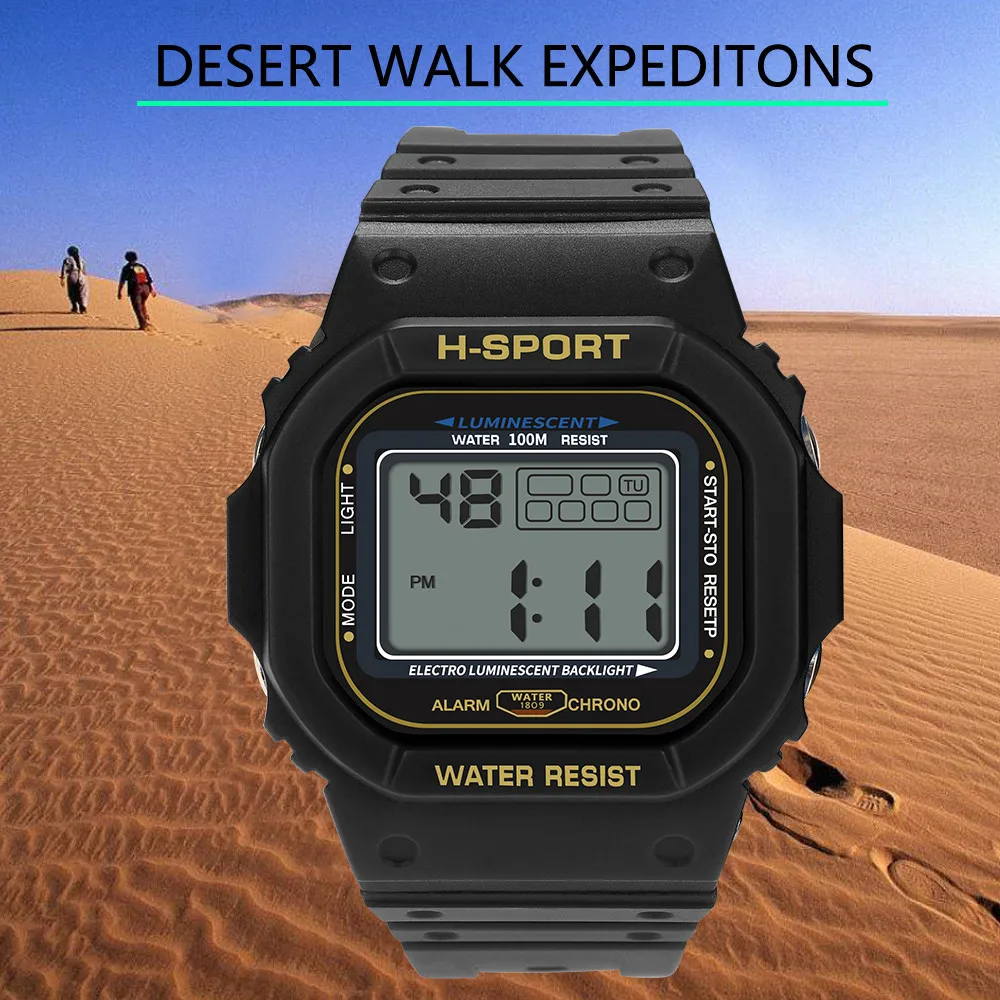 Часы Relogio цифровые часы Мужские Аналоговые электронные Военные Спортивные