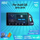 Автомагнитола, 2DIN, Android 2018, для Audi Q5 2015-, GPS-навигация, Автомобильный мультимедийный плеер, NO2DIN, DVD, IGO