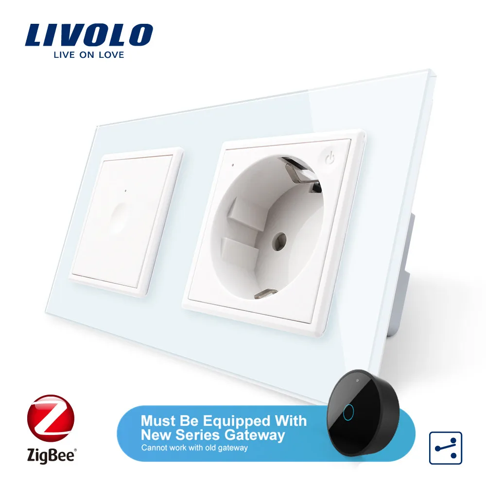 Livolo стандарт ЕС Новый смарт Wifi 16A розетка питания с новым двумя способами