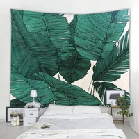 tropical plant printing tapestry bohemian wall hanging nordic ins home living room bedroom fabric painting background decoration