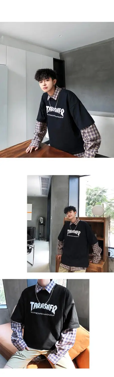 

2160-Men's short-sleeved trendy men's summer top
