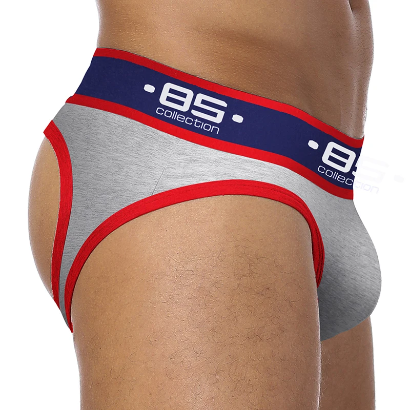 BS jockstrap lingerie MEN Underwear breathable cotton sexy gay cueca sexi men underwear Jockstrap Men BS146 |