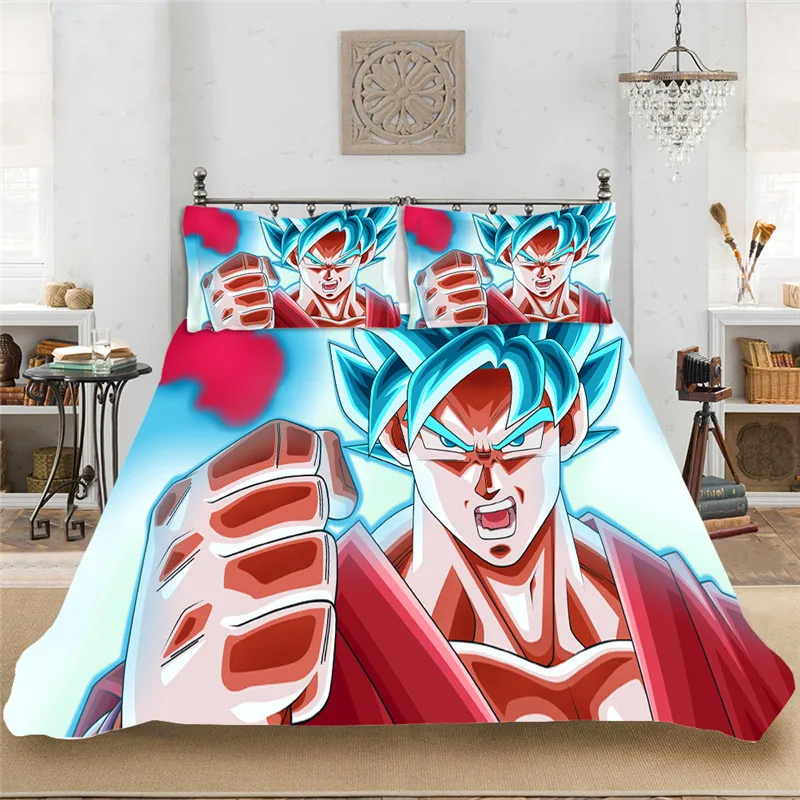 Роскошный набор постельного белья Desgin Dragon Ball Двухслойное теплое постельное