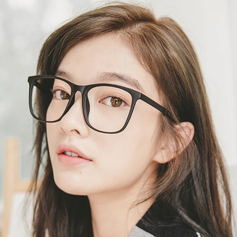 

Retro Vintage Men Women Glasses Frame Black Eyeglasses Frame Square Clear Lens Glasses Optical Spectacle Frame Eyewear Party